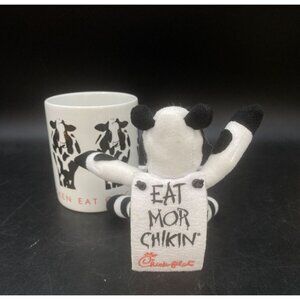 Chick-fil-a Coffee Cup Mug Eat More Chicken Papel Freelance & Plush Cow